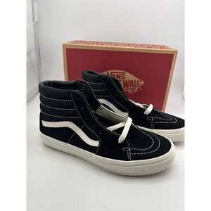 Vans Sk8-Hi Suede Canvas Black Size 7 Youth / 8.5 Women